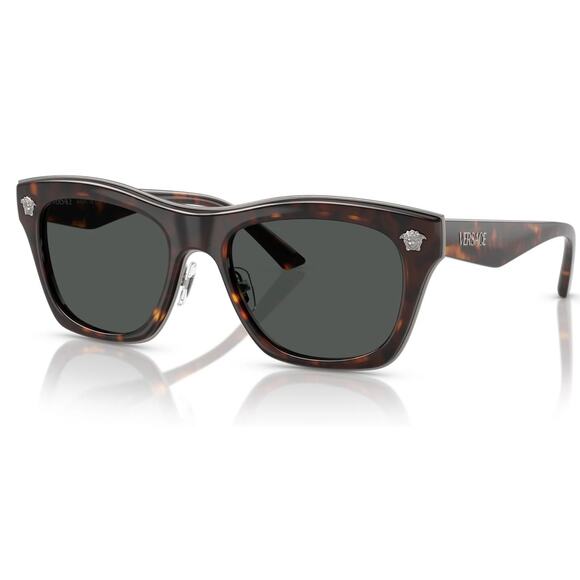 Versace Unisex Round Sunglasses, VE2272 - Havana - Picture 1 of 6